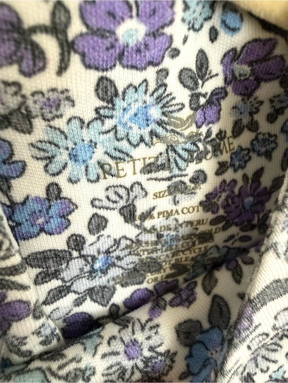 Petite Plume Fleur d’Azur Isla Romper Blue Floral
